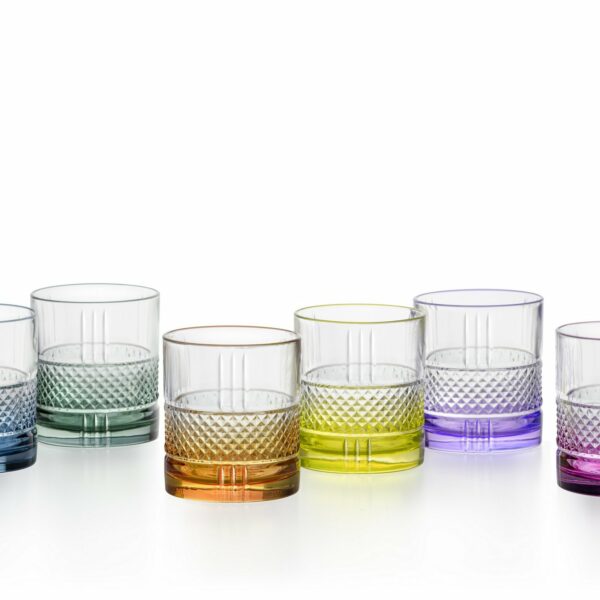 Longdrink Glass Color 37 Cl Brillante - Set Of 6